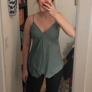 Aritzia Babaton Teal Top Small